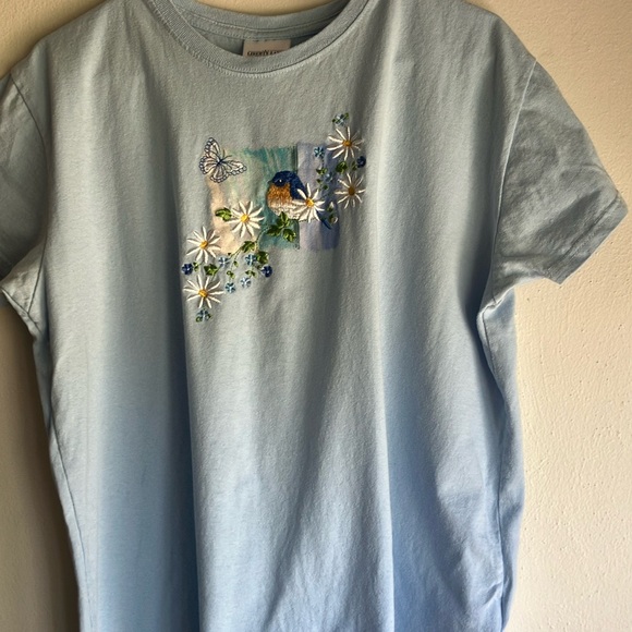 Vintage Liberty Lane Tee w/ robin - Picture 1 of 4